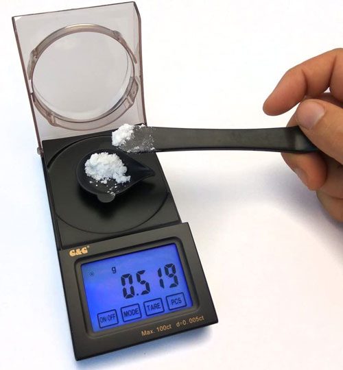 balance électronique de précision de poche